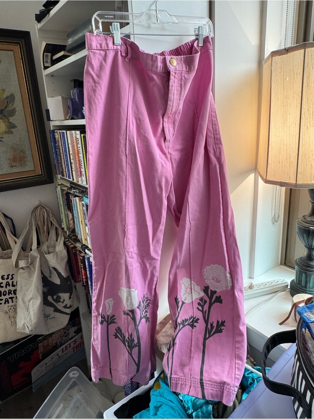 Big Bud Press Pink Floral Boot Cut Pants